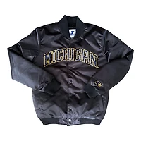 Michigan Wolverines "Hail Yeah" Ty Mopkins Full Snap Button Up Starter Jacket