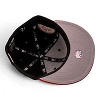 New York Yankees Black and Red 1942 All Star Game Patch Grey UV Era 59Fifty Fitted Hat