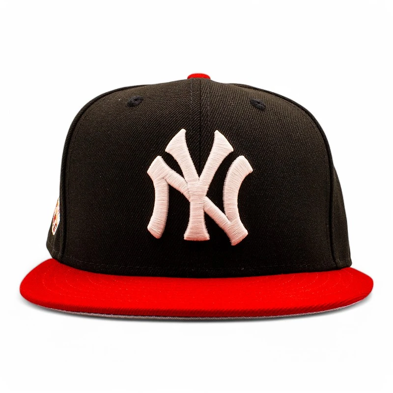New York Yankees Black and Red 1942 All Star Game Patch Grey UV Era 59Fifty Fitted Hat
