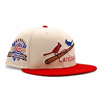 St Louis Cardinals Cream and Red 1990 All Star Game Patch Green UV New Era 59Fifty Fitted Hat
