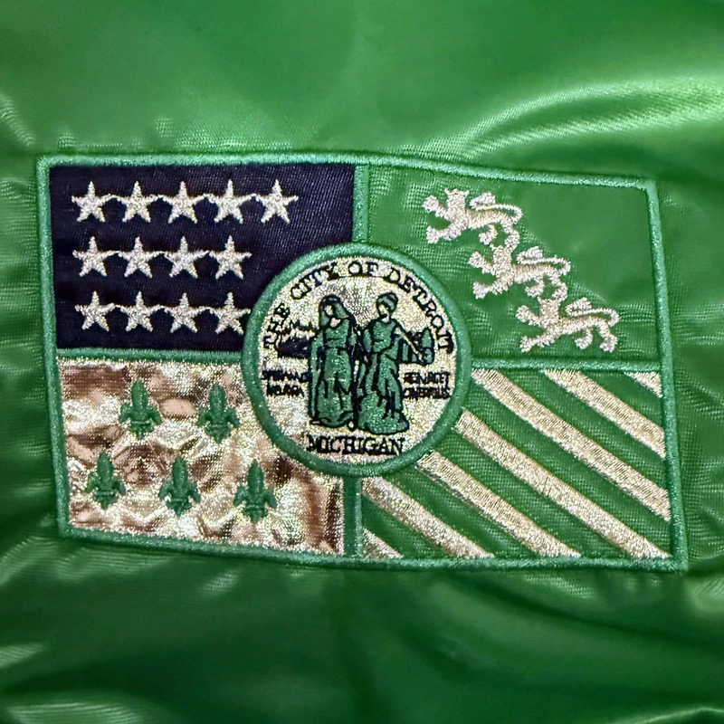 Detroit Red Wings "The Spirit" Ty Mopkins 313 Day Full Snap Button Up Starter Jacket