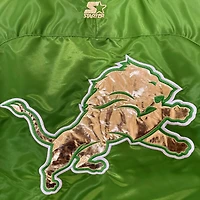 Detroit Lions "The Spirit" Ty Mopkins 313 Day Full Snap Button Up Starter Jacket