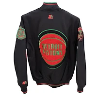 Detroit Pistons "Say It Loud" Ty Mopkins Black History Month Varsity Starter Jacket