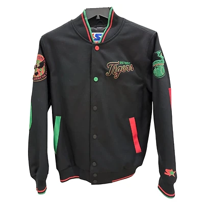 Detroit Tigers "Say It Loud" Ty Mopkins Black History Month Varsity Starter Jacket