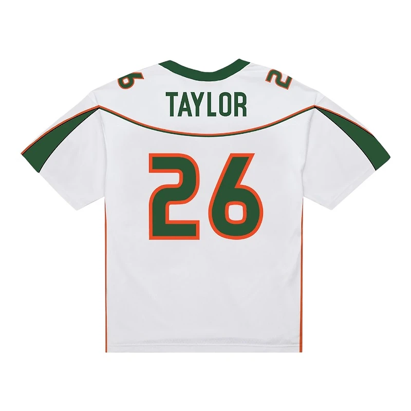 Miami Hurricanes Sean Taylor 2001 Mitchell & Ness NCAA White Legacy Jersey