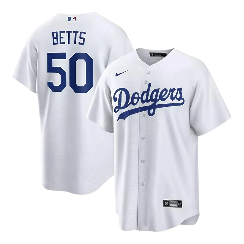 Los Angeles Dodgers Mookie Betts Nike White Home Replica Player Jersey