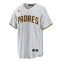 San Diego Padres Fernando Tatis Jr. White Pinstripe Home Nike Replica Player Jersey