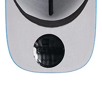 Los Angeles Chargers Black and Powder Blue 2025 NFL Draft New Era A-Frame 9FIFTY Snapback Hat