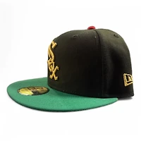 Chicago White Sox Black and Green 2005 World Series Patch UV New Era 59FIFTY Fitted Hat