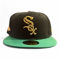 Chicago White Sox Black and Green 2005 World Series Patch UV New Era 59FIFTY Fitted Hat