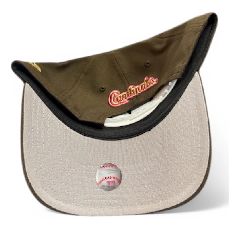 St. Louis Cardinals Brown New Era A-Frame 9FORTY Snapback Hat