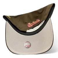 St. Louis Cardinals Brown New Era A-Frame 9FORTY Snapback Hat