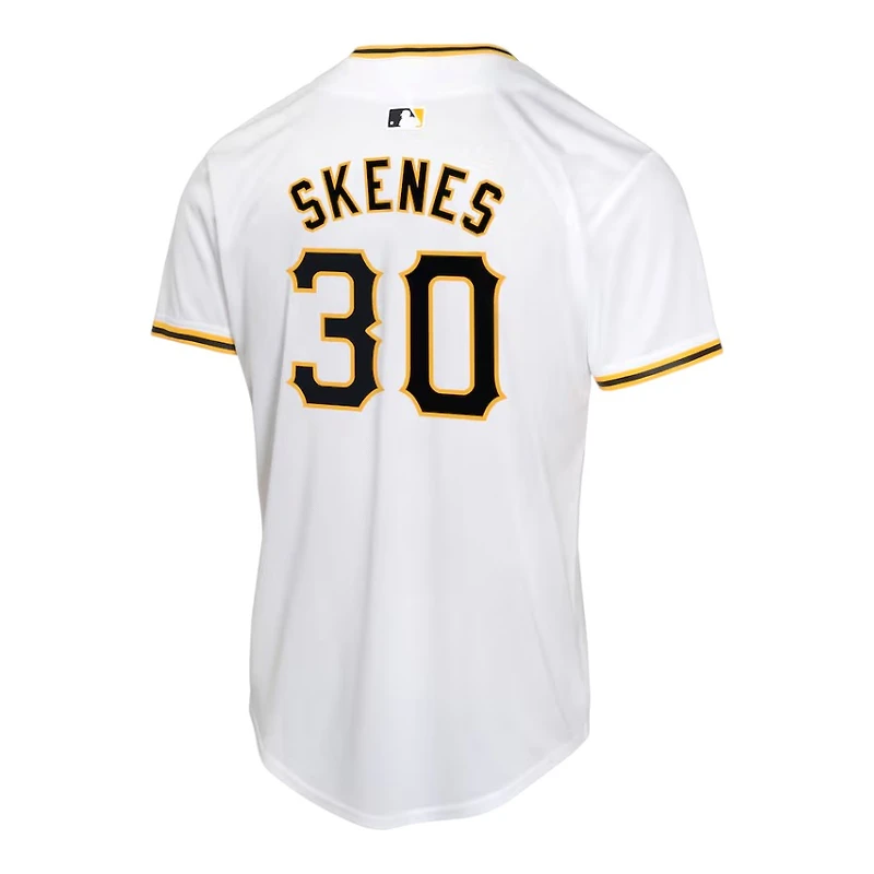 Youth Pittsburgh Pirates Paul Skenes White Nike Home Jersey