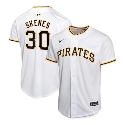 Youth Pittsburgh Pirates Paul Skenes White Nike Home Jersey