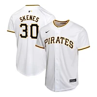 Youth Pittsburgh Pirates Paul Skenes White Nike Home Jersey