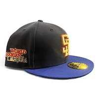 San Diego Padres Navy and Royal Blue 2Tone 1984 Patch Green UV New Era 59FIFTY Fitted Hat