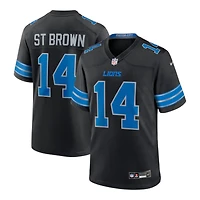 Detroit Lions Amon-Ra St. Brown 2nd Black Alternate Nike Game Jersey