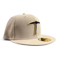 UTEP Miners Cream and Navy NCAA New Era 59FIFTY Fitted Hat