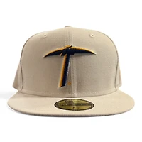 UTEP Miners Cream and Navy NCAA New Era 59FIFTY Fitted Hat