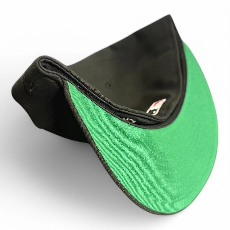 Los Angeles Dodgers White on Upside Down LA Green UV New Era 59FIFTY Fitted Hat