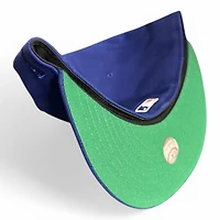 Los Angeles Dodgers White on Royal Blue Upside Down LA Green UV New Era 59FIFTY Fitted Hat