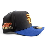 San Diego Padres Navy and Royal Blue New Era 9FIFTY A-Frame Snapback Hat