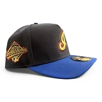 Cleveland Indians Navy and Royal Blue New Era 9FIFTY A-Frame Snapback Hat