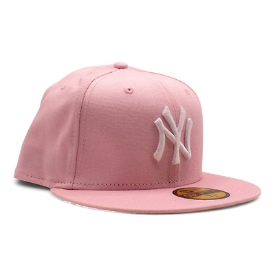 New York Yankees Pink Crown Grey UV Era 59FIFTY Fitted Hat