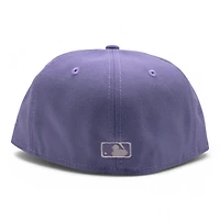 New York Yankees Lavender Crown Grey UV Era 59FIFTY Fitted Hat