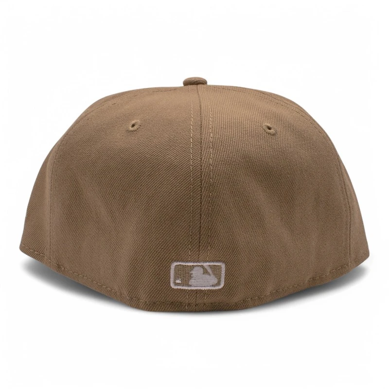 New York Yankees Khaki Crown Grey UV Era 59FIFTY Fitted Hat