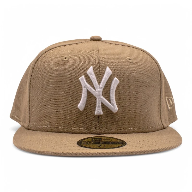 New York Yankees Khaki Crown Grey UV Era 59FIFTY Fitted Hat