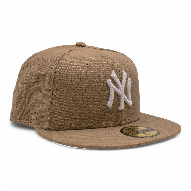 New York Yankees Khaki Crown Grey UV Era 59FIFTY Fitted Hat