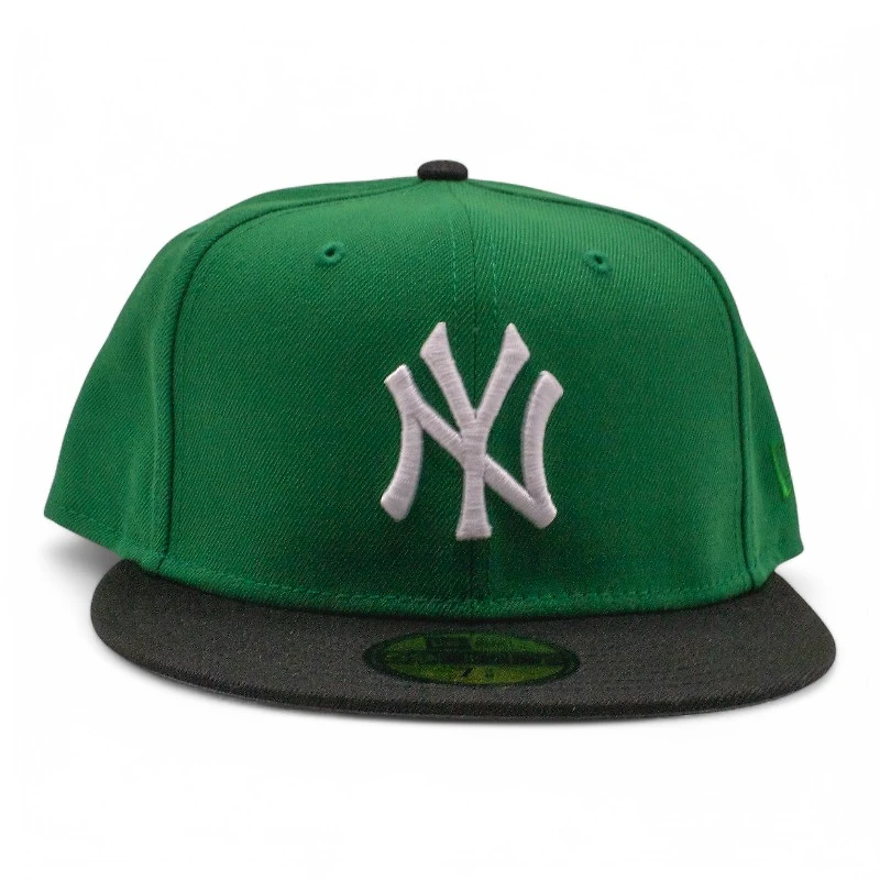 New York Yankees Green and Black Crown Grey UV Era 59FIFTY Fitted Hat