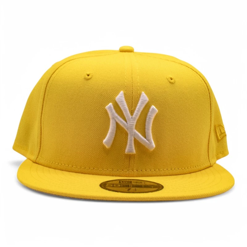 New York Yankees Canary Yellow Crown Grey UV Era 59FIFTY Fitted Hat