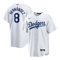 Los Angeles Dodgers Enrique Hernandez Nike White Home Replica Player Jersey