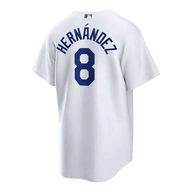 Los Angeles Dodgers Enrique Hernandez Nike White Home Replica Player Jersey