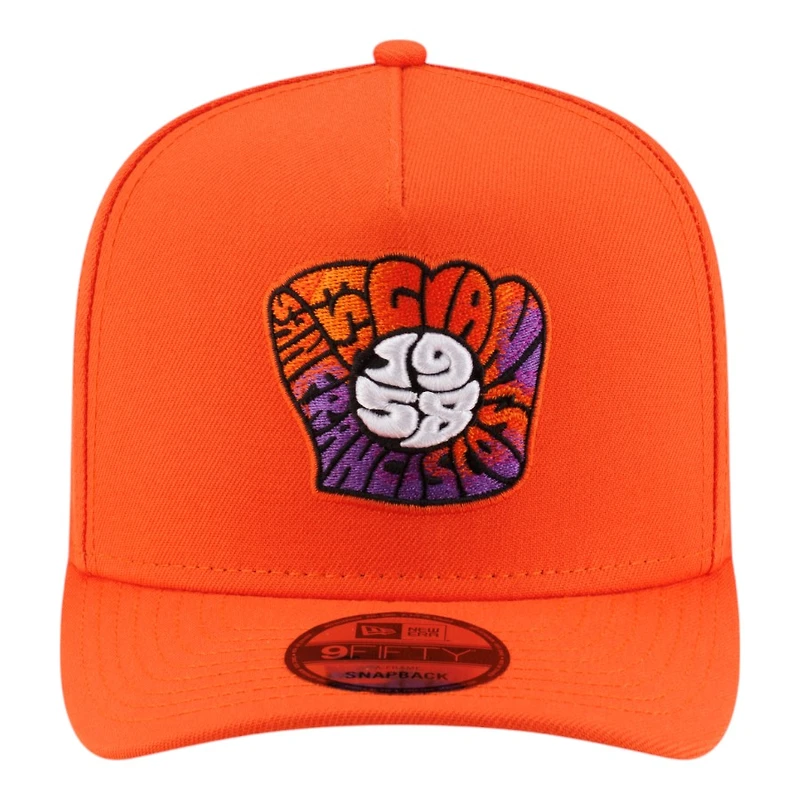 San Francisco Giants Orange City Connect New Era 9FIFTY A-Frame Snapback Hat