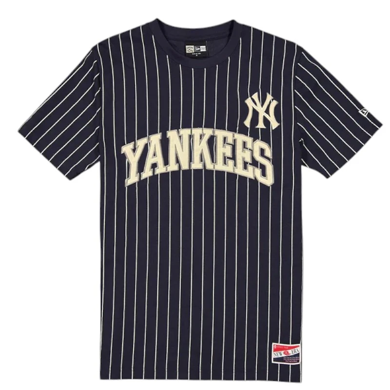 New York Yankees Navy Throwback Pinstripe Era T-Shirt