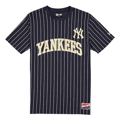 New York Yankees Navy Throwback Pinstripe Era T-Shirt