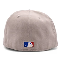 Chicago Cubs Grey and Blue Clark the Bear Patch Green UV New Era 59Fifty Fitted Hat