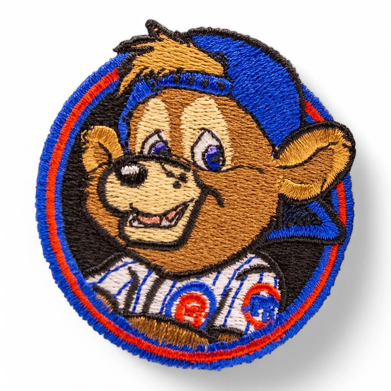 Chicago Cubs Grey and Blue Clark the Bear Patch Green UV New Era 59Fifty Fitted Hat