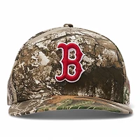 Boston Red Sox Realtree Camo Grey UV New Era 9FIFTY A-Frame Snapback Hat