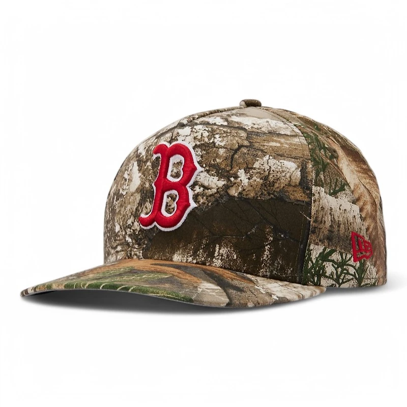 Boston Red Sox Realtree Camo Grey UV New Era 9FIFTY A-Frame Snapback Hat