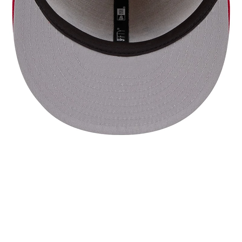 Atlanta Braves Team Art Two Tone New Era 9FIFTY Snapback Hat