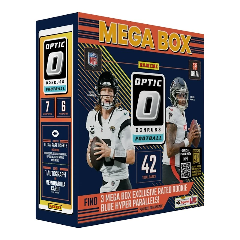 2024 Panini NFL Donruss Optic Footbal Trading Card Mega Box