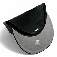 Chicago Cubs Black Rockstar Bear Patch Grey UV New Era 59FIFTY Fitted Hat