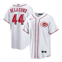 Cincinnati Reds Elly De La Cruz White Home Nike Replica Player Jersey