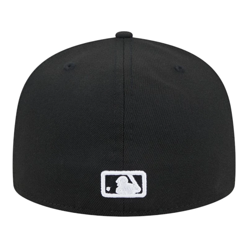 Cleveland Guardians Black and White "The Land" City Connect New Era 59FIFTY Fitted Hat