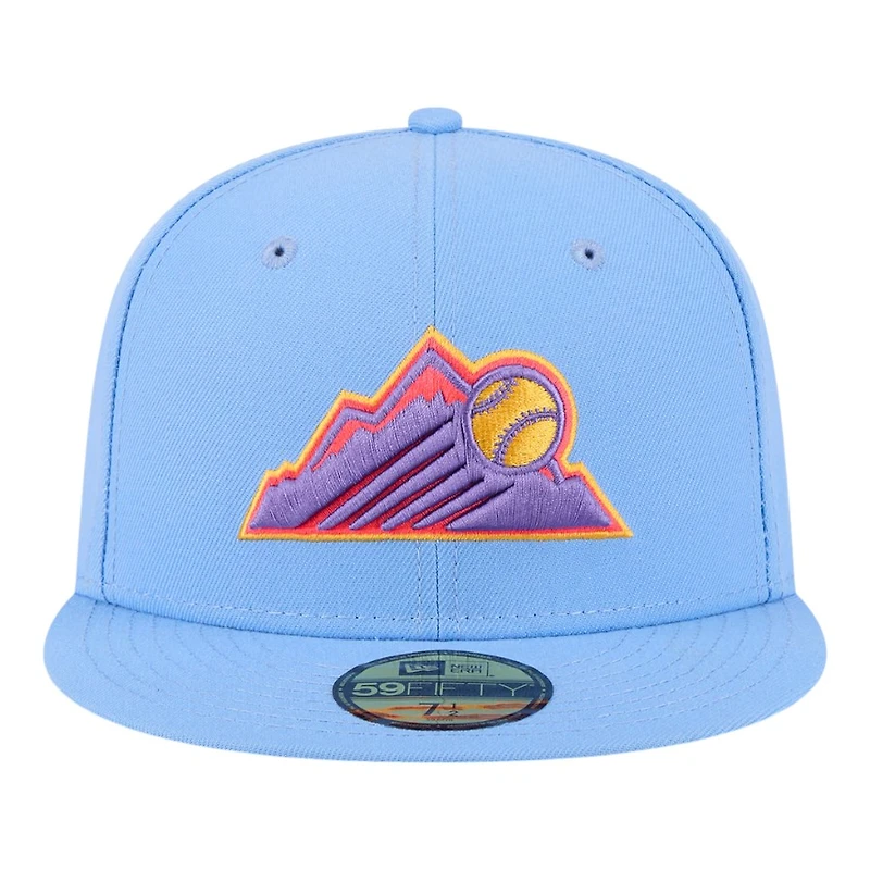 Colorado Rockies Light Blue 2025 City Connect New Era 59FIFTY Fitted Hat