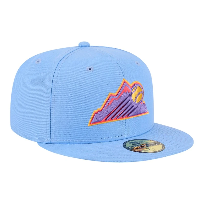Colorado Rockies Light Blue 2025 City Connect New Era 59FIFTY Fitted Hat